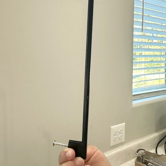 Other - 17 - 8¼" Black contemporary cabinet or drawer handles and screws